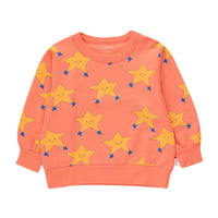 Tiny Cottons Light Red Dancing Stars Sweatshirt