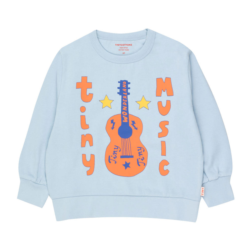 Tiny Cottons Sky Blue Tiny Music Sweatshirt