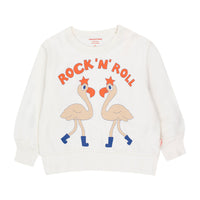 Tiny Cottons Off-White Flamingos Sweatshirt