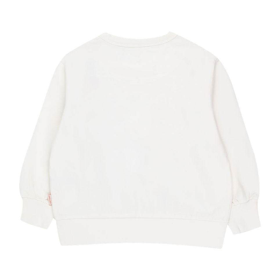 Tiny Cottons Off-White Flamingos Sweatshirt