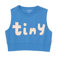 Tiny Cottons Azure Tiny Sleeveless Sweatshirt