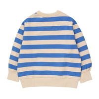 Tiny Cottons Vanilla/Ultramarine Stripes Sweatshirt