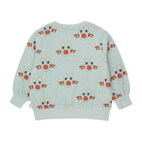 Tiny Cottons Jade Grey Clowns Sweatshirt