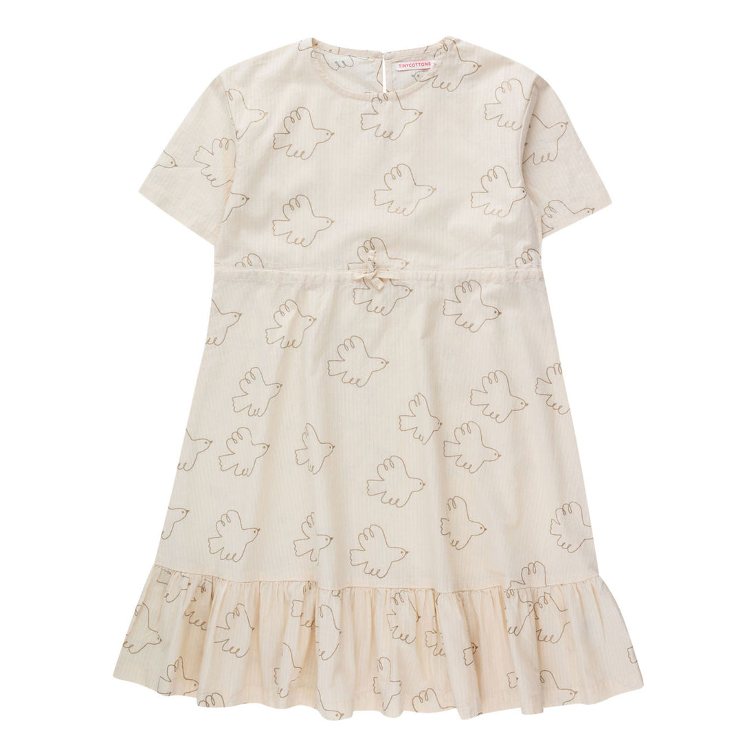 Tiny Cottons Light Cream Doves Dress