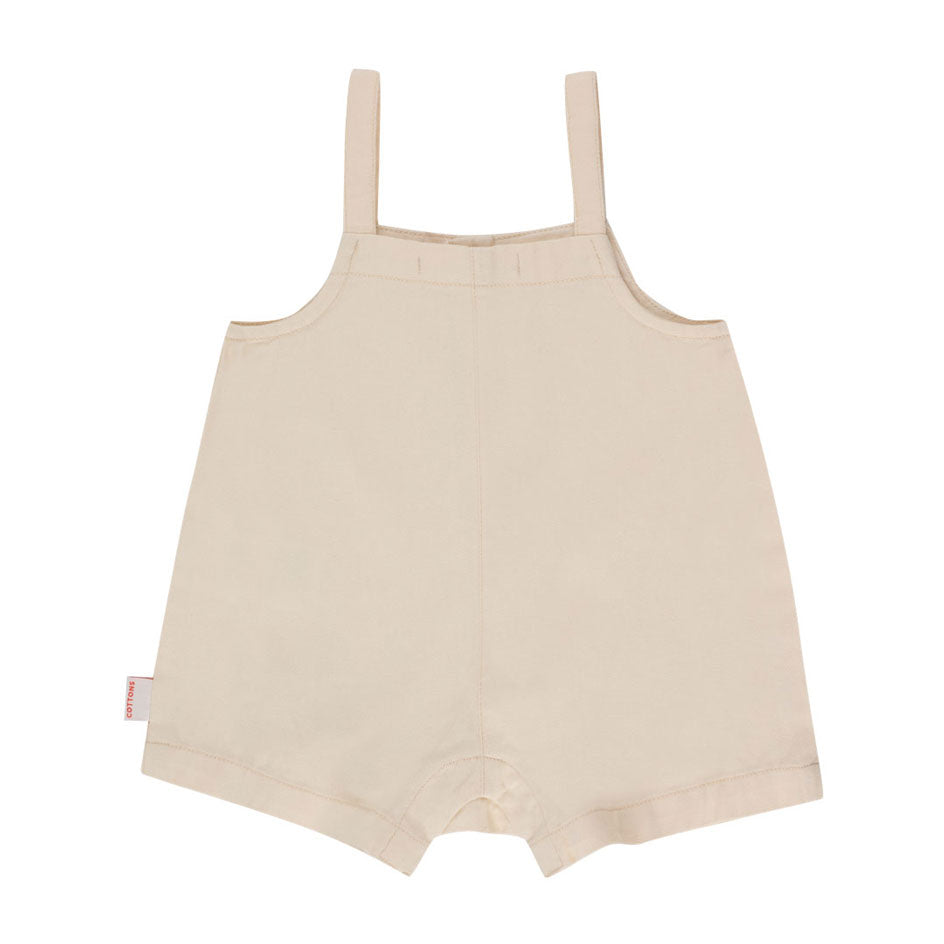 Tiny Cottons Light Cream Stars Baby Dungaree