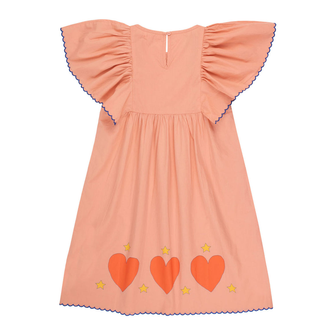Tiny Cottons Papaya Hearts Stars Dress
