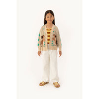 Tiny Cottons Vanilla Horses Cardigan