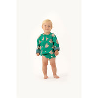 Tiny Cottons Emerald Doves Baby Cardigan