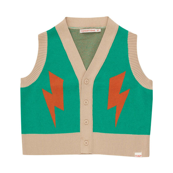 Tiny Cottons Emerald Lightning Vest