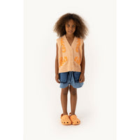 Tiny Cottons Papaya Flowers Vest