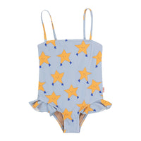 Tiny Cottons Blue-Grey Dancing Stars Swimsuit