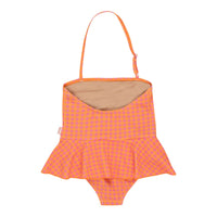 Tiny Cottons Marigold/Dark Pink Flamingos Swimsuit