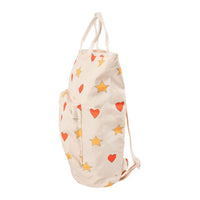 Tiny Cottons Light Cream Hearts Stars Totepack