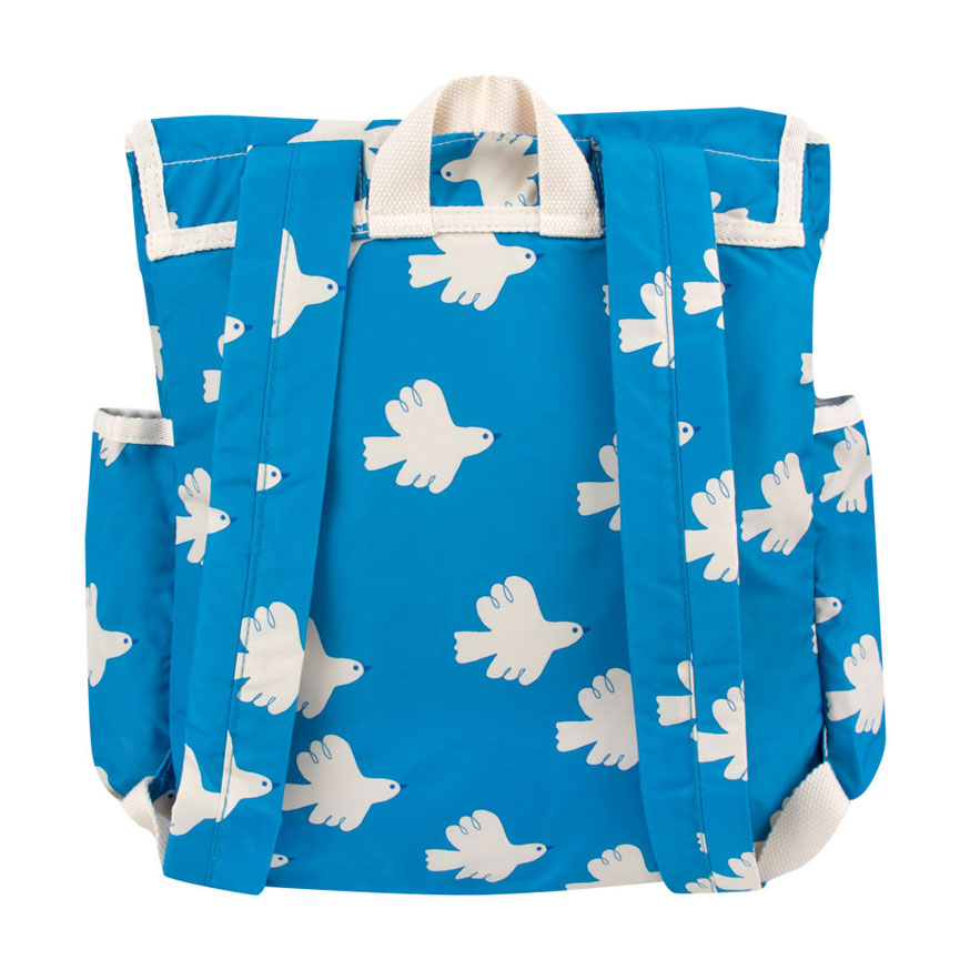 Tiny Cottons Blue Doves Backpack