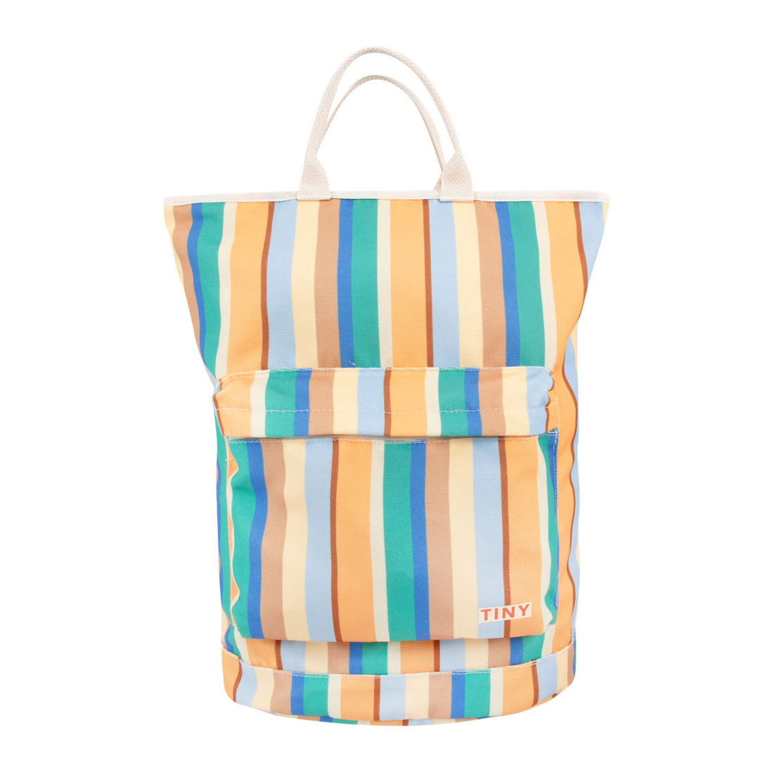 Tiny Cottons Multicolor Stripes Totepack