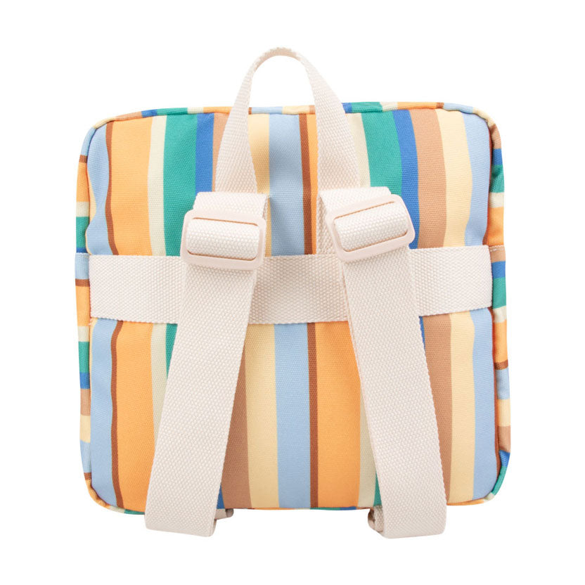 Tiny Cottons Multicolor Stripes Toddler Backpack