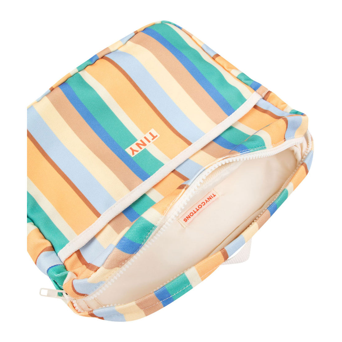 Tiny Cottons Multicolor Stripes Toddler Backpack