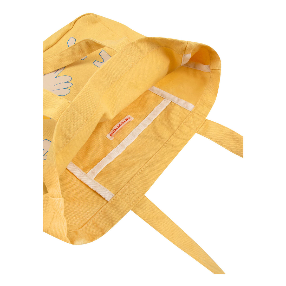 Tiny Cottons Mellow Yellow Tiny Peace Tote Bag