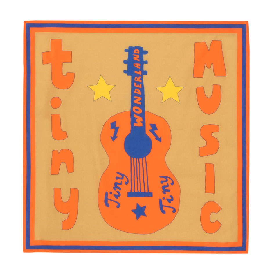 Tiny Cottons Pale Ochre Tiny Music Bandana