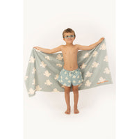 Tiny Cottons Warm Grey Doves Towel