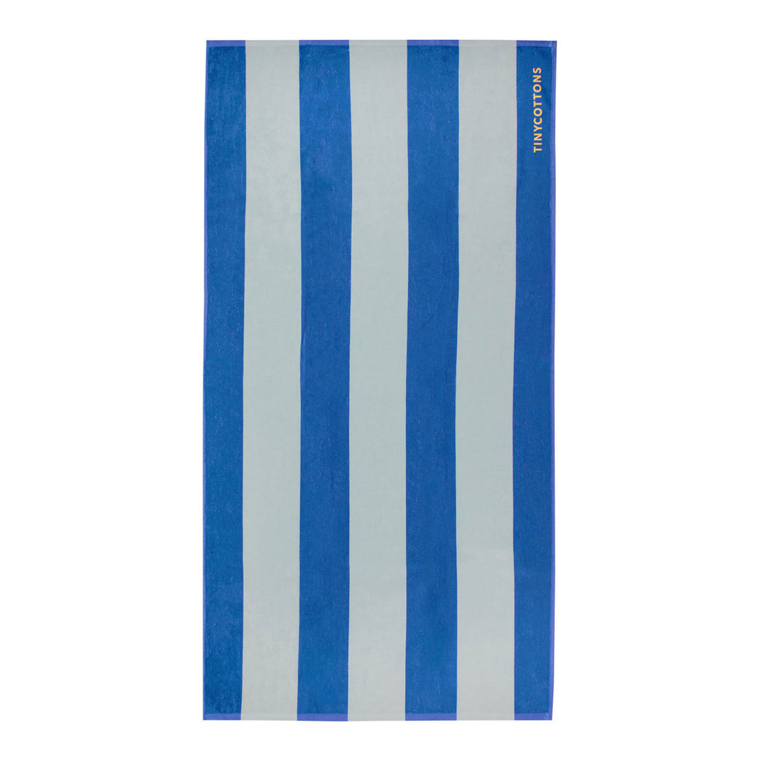 Tiny Cottons Jade Grey/Ultramarine Stripes Towel