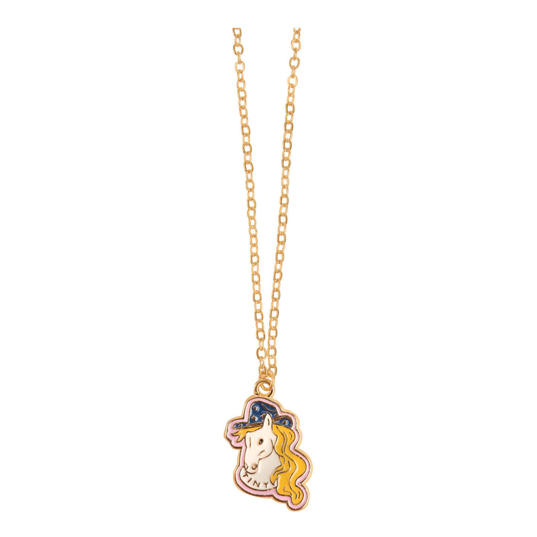 Tiny Cottons Light Cream Horse Necklace