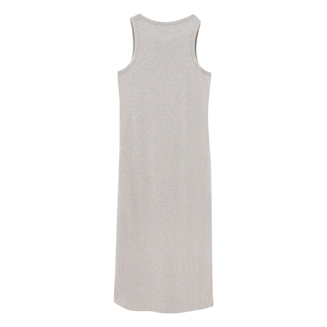 Tiny Cottons Medium Grey Heather Womens Melange Tank Midi Dress