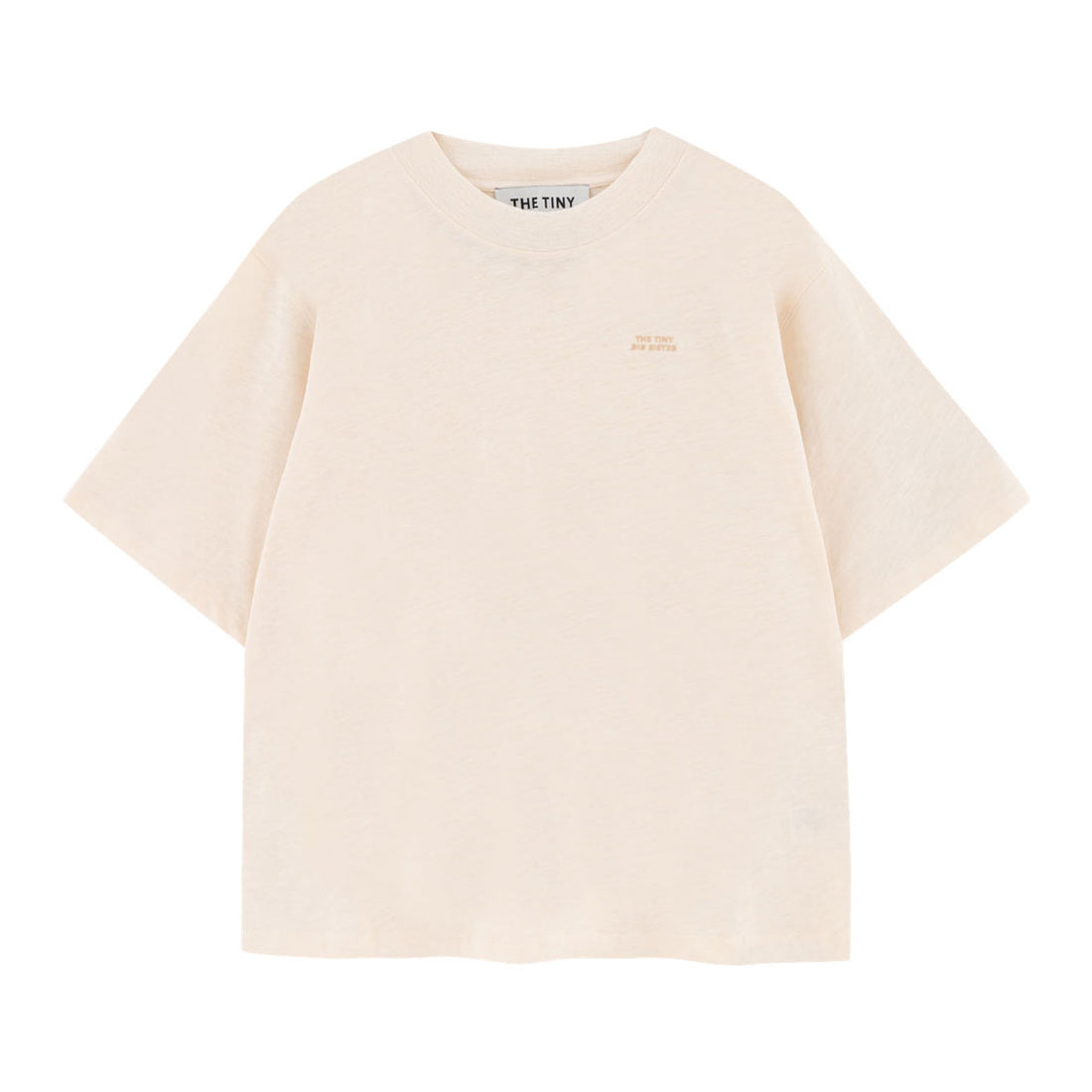 Tiny Cottons Light Cream Womens Basic Relaxed Tee