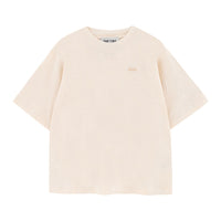Tiny Cottons Light Cream Womens Basic Relaxed Tee