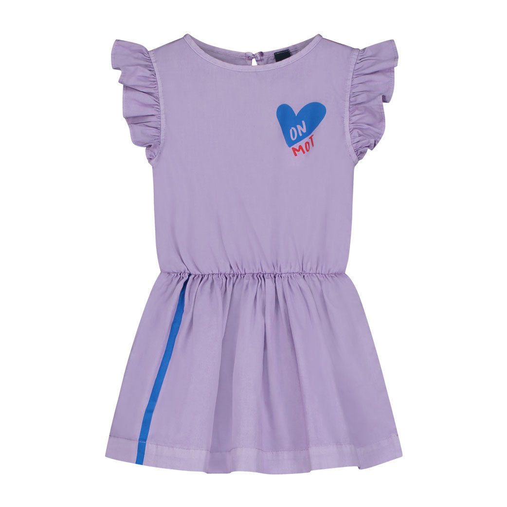 Bonmot Mallow Much Love Frill Sleeve Dress
