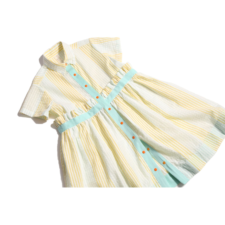 Tia Cibani Bay Mix Pia Ruffled Frock