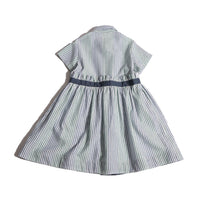 Tia Cibani Kelp Mix Pia Ruffled Frock