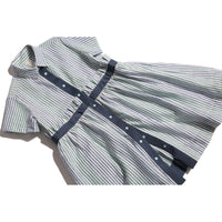 Tia Cibani Kelp Mix Pia Ruffled Frock