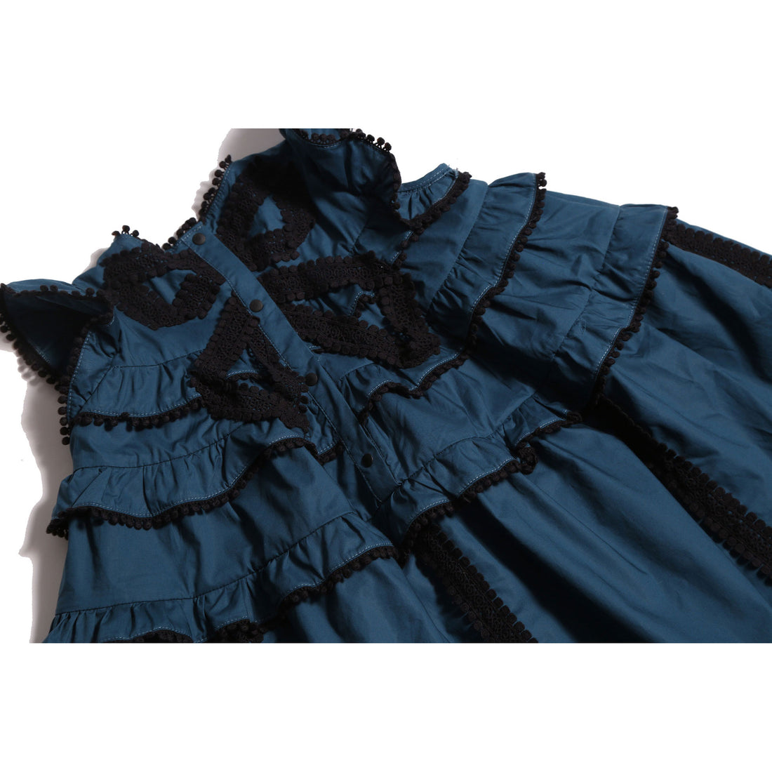 Tia Cibani Cove Pearl Dropped Waist Frock