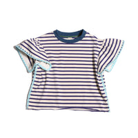 Tia Cibani Cove Crochet Flounce Tee