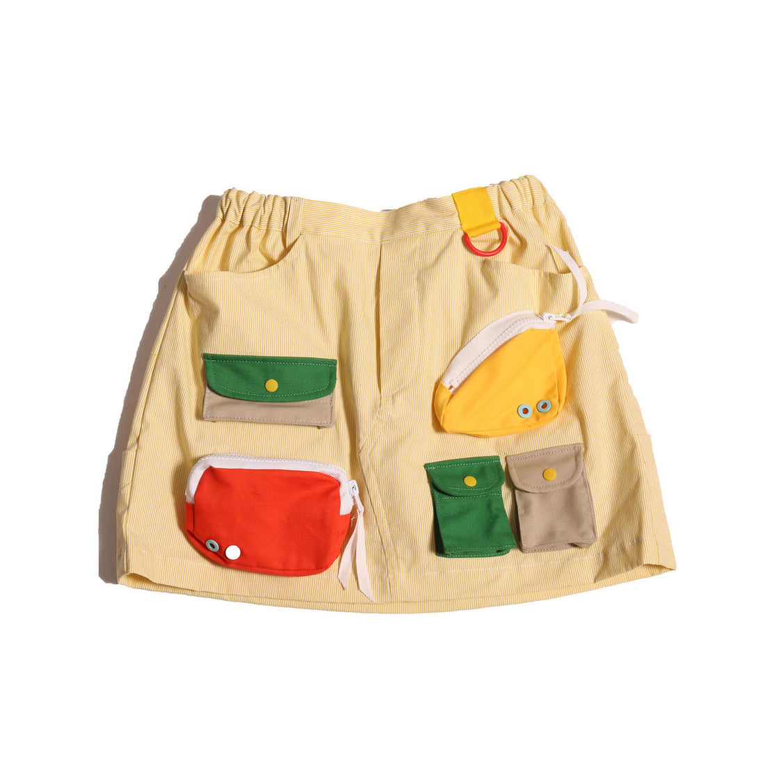 Tia Cibani Submarine Mix Morgan Patchwork Cargo Skirt