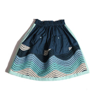 Tia Cibani Bay Mix Misty Mixed Media Skirt
