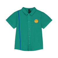 Bonmot Greenlake Side Stripe Smiley Shirt