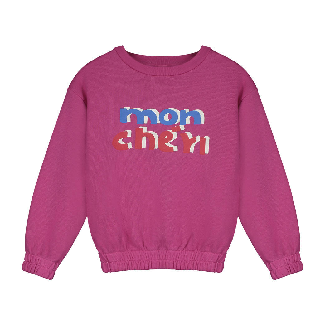 Bonmot Rasberry Mon Cheri Elestic Sweatshirt
