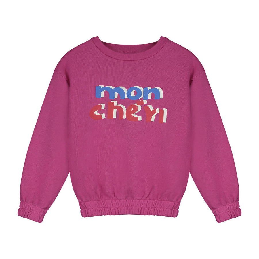 Bonmot Rasberry Mon Cheri Elestic Sweatshirt