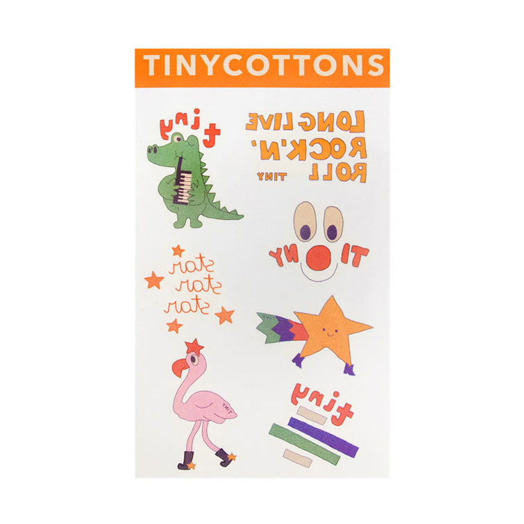 Tiny Cottons Orange Wonderland Tattoos (Orange)