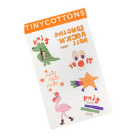 Tiny Cottons Orange Wonderland Tattoos (Orange)