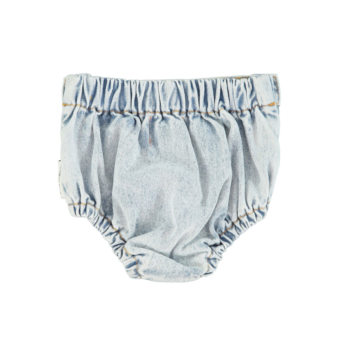 Piupiuchick Washed Blue Denim Baby Shorties