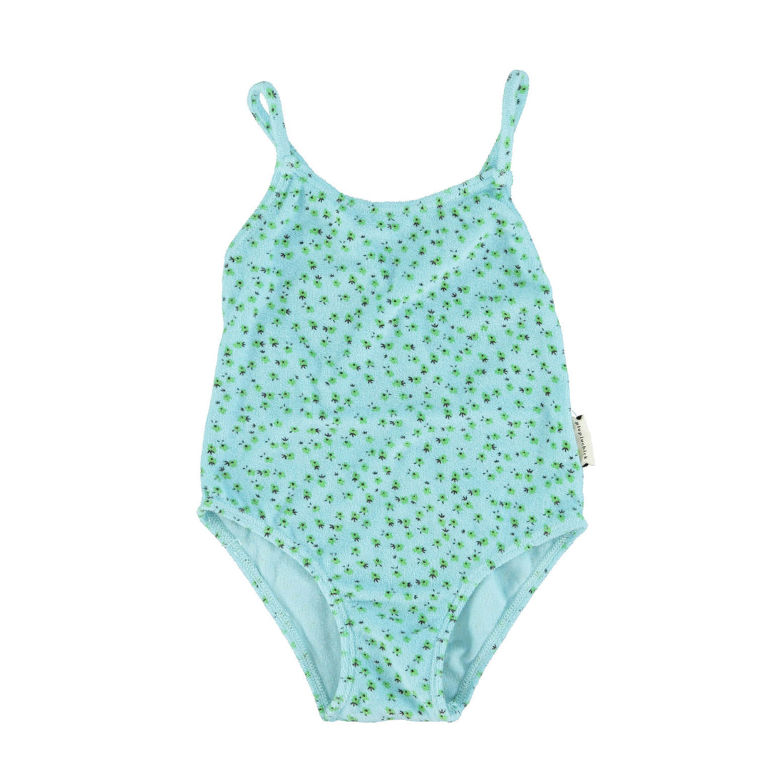 Piupiuchick Light Blue/ Yellow Floral Swimsuit