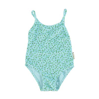 Piupiuchick Light Blue/ Yellow Floral Swimsuit
