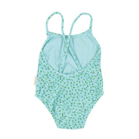 Piupiuchick Light Blue/ Yellow Floral Swimsuit
