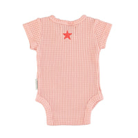 Piupiuchick Light Pink Lips Print Bodysuit