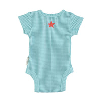 Piupiuchick Light Blue Que Calor Print Bodysuit