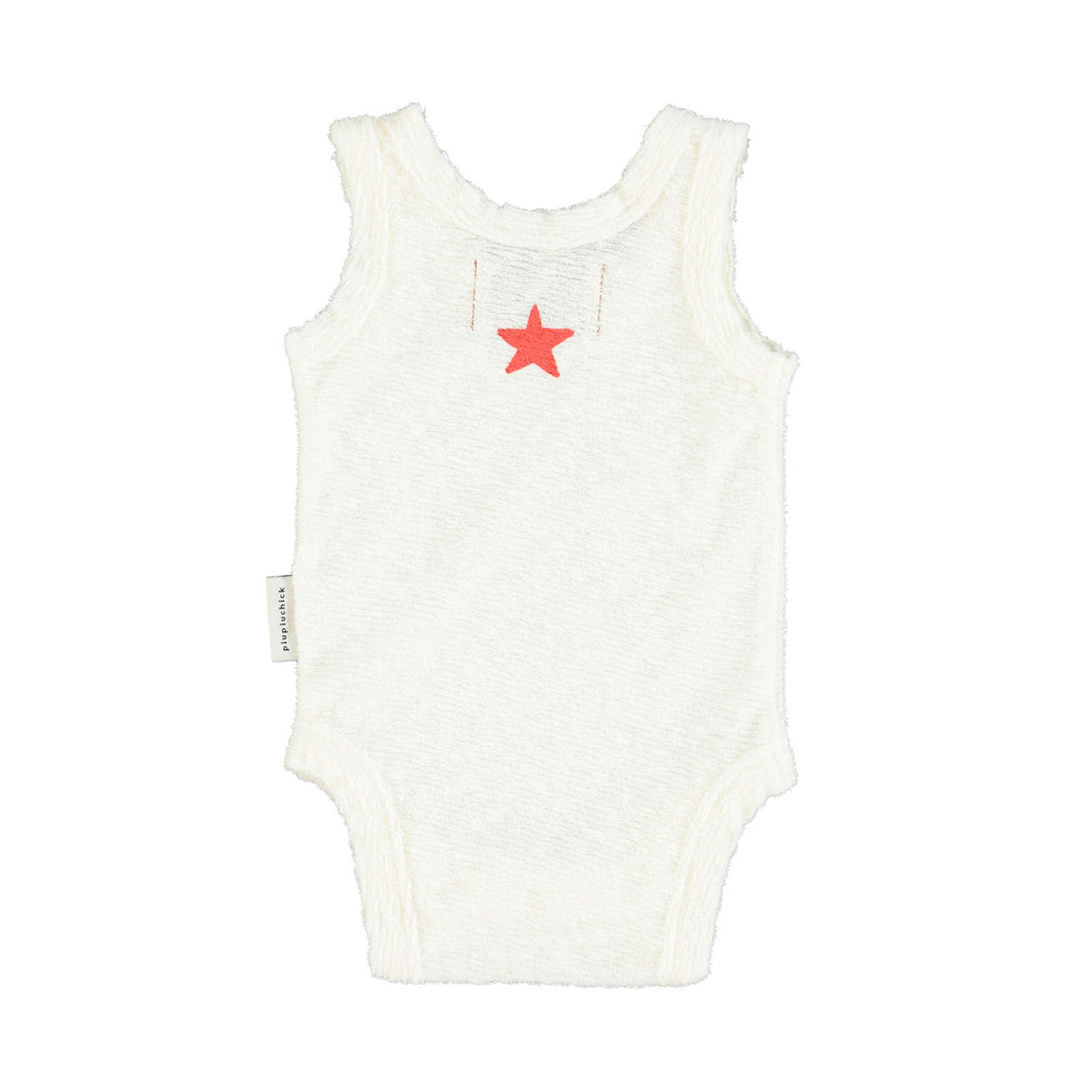 Piupiuchick Ecru Apple Print Sleeveless Bodysuit – Ladida