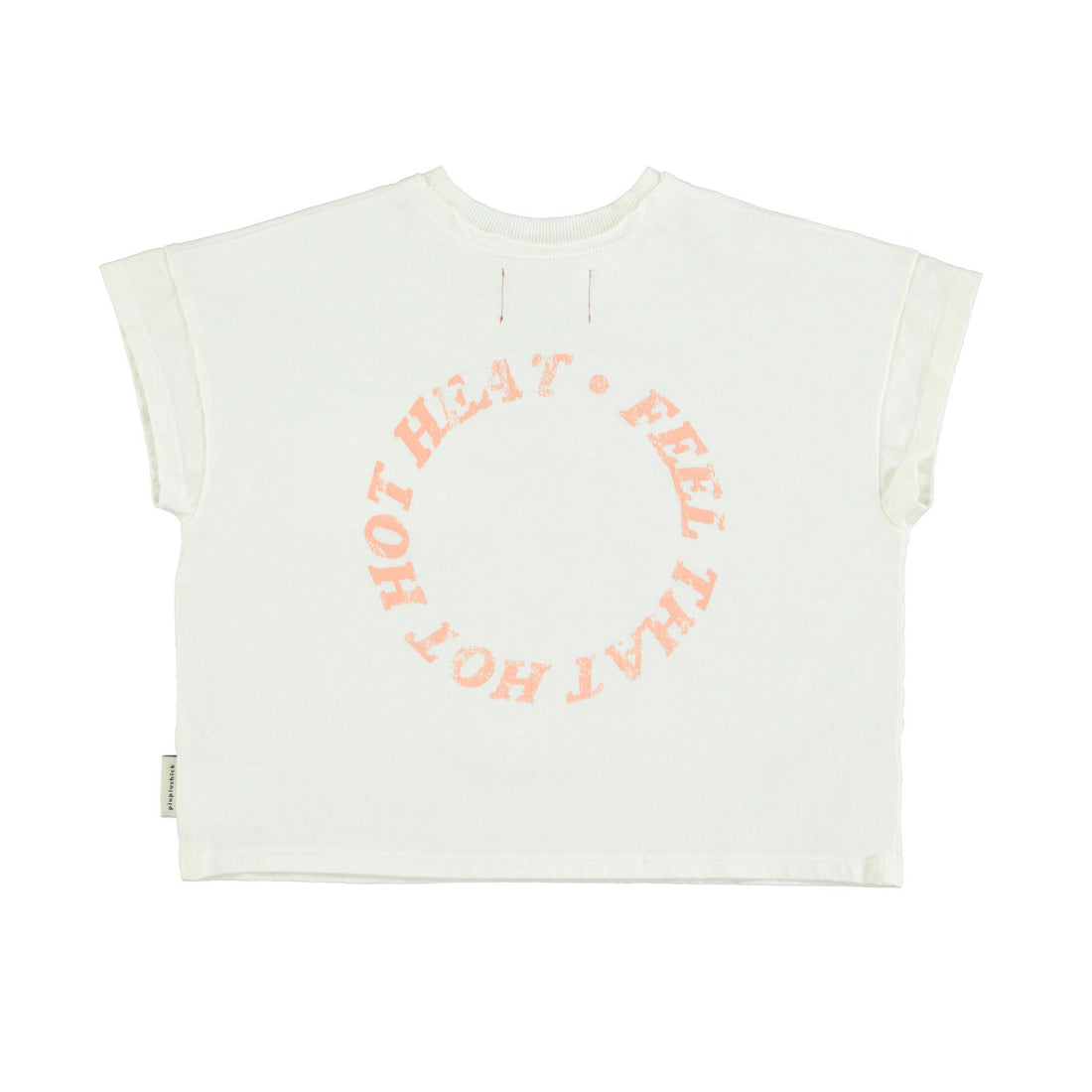 Piupiuchick Ecru Heart Print Tee